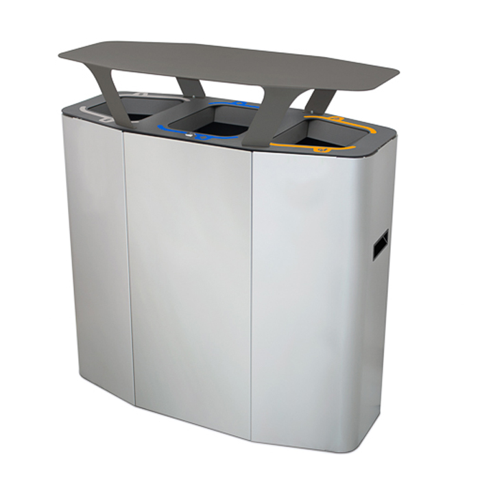 Banksystem Majestic Piana Kiefer, 2210 mm langes Sitzbanksystem mit Kiefernholzbelattung, Stahlrohr-Sitzfläche und sandgestrahltem Betonstützfuß für den Außenbereich