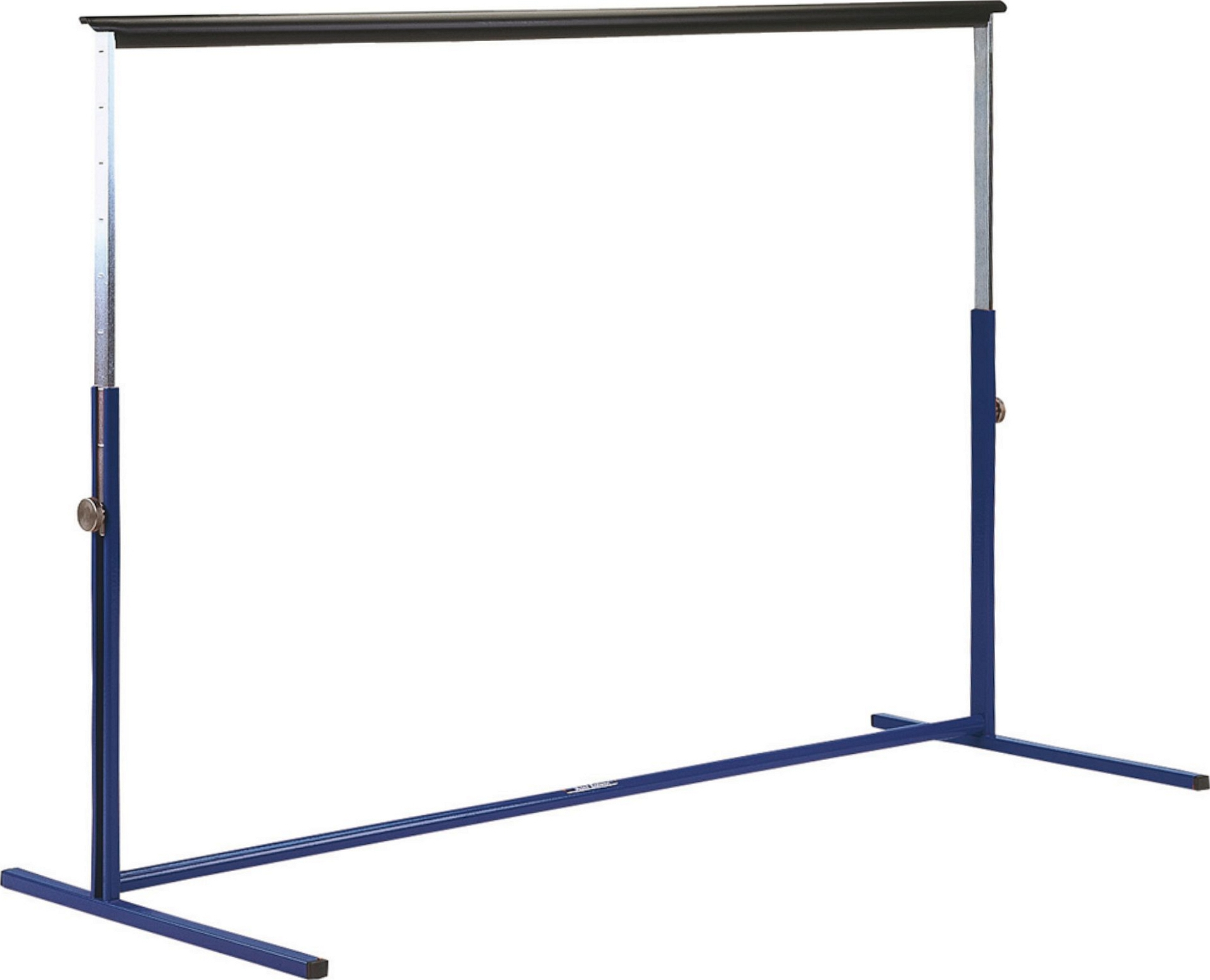 Freistehende höhenverstellbare Gymnastikstange aus stabilem Metallrahmen, ideal für sportliche Übungen