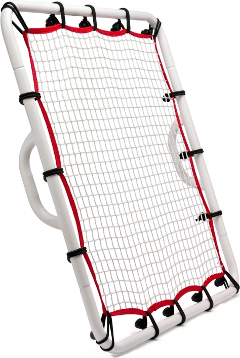 Weißer Rebounder mit Netz für Sporttraining
