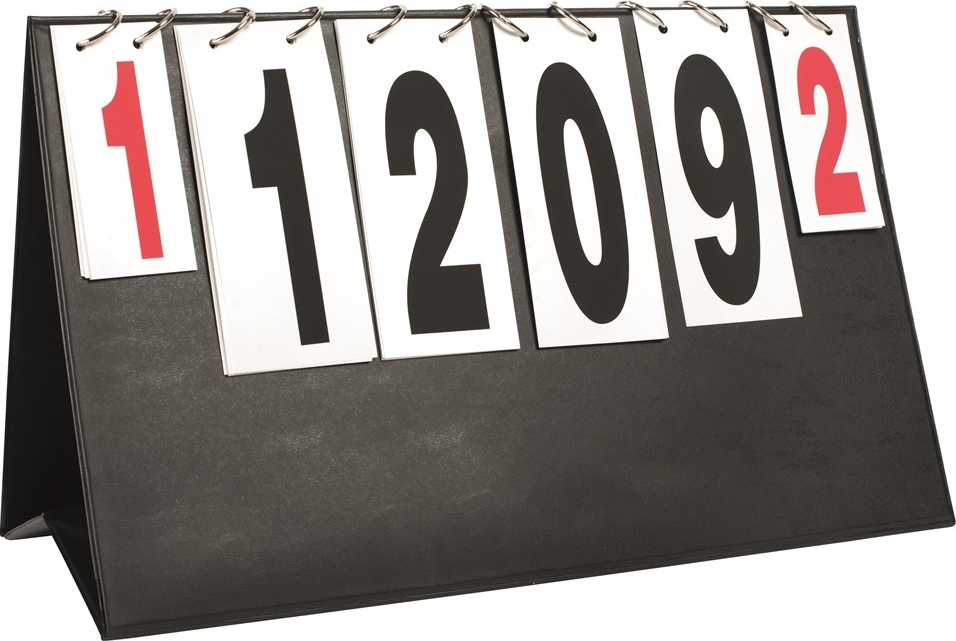 Présentoir de numéros avec cartes de numérotation 112092
