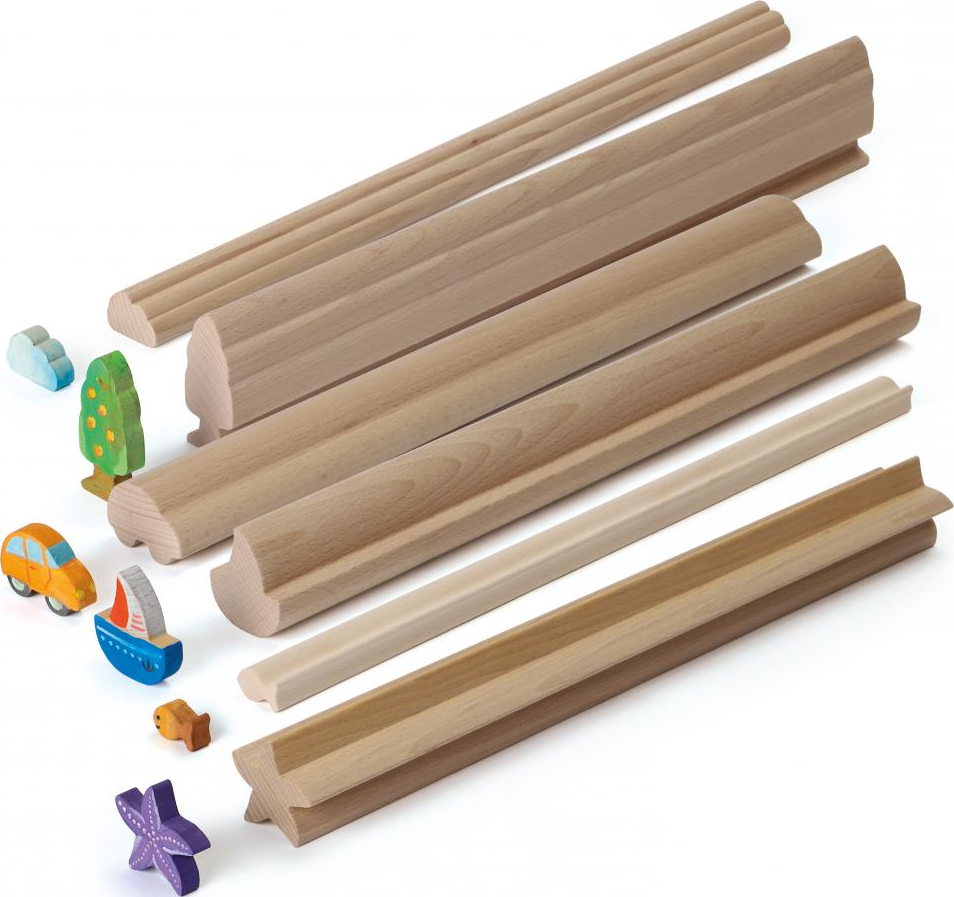 Bastelleisten Meer, 6 Holzleisten für kreatives Kinderspielz