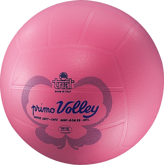 Pinker Volleyball aus weichem Material für sicheres Spiel