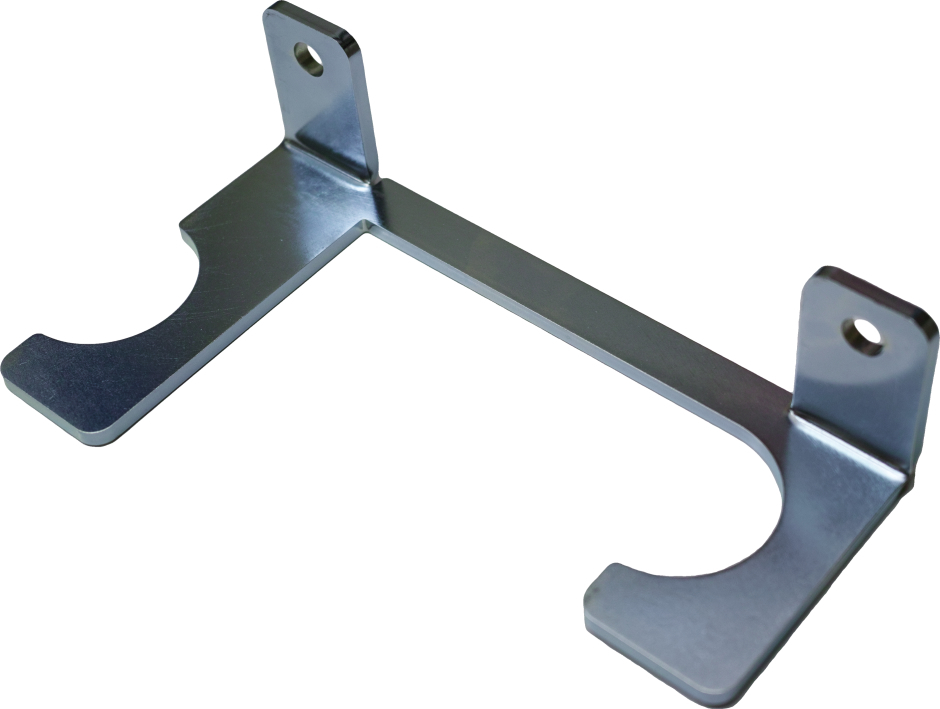 Metallhalterung mit Befestigungslöchern für Wandmontage