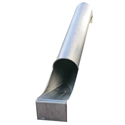 Aluminium-Regenrinne, länglich und robust, ideal für das Ableiten von Regenwasser vom Dach