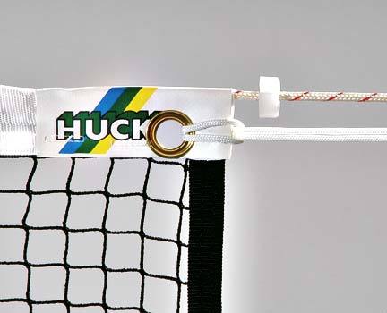 Volleyballnetz von Huck mit Logo und Befestigungskabel