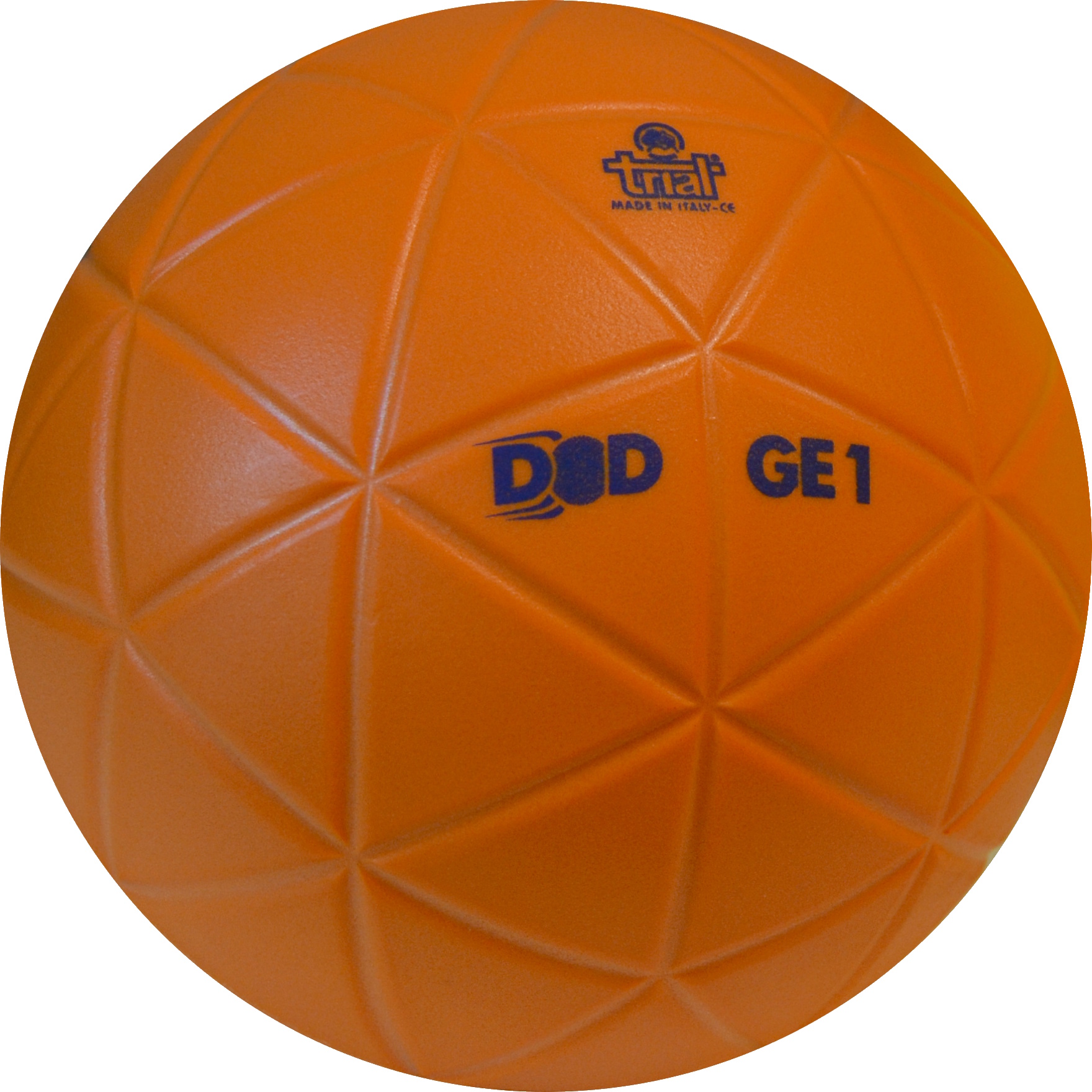 Orange Ball mit Muster
