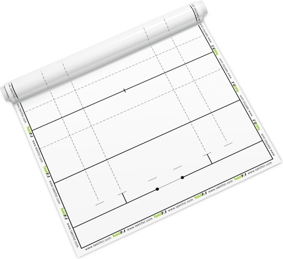 Diagramme und Linien auf einer Papierrolle, Produkt von tatitettio.com