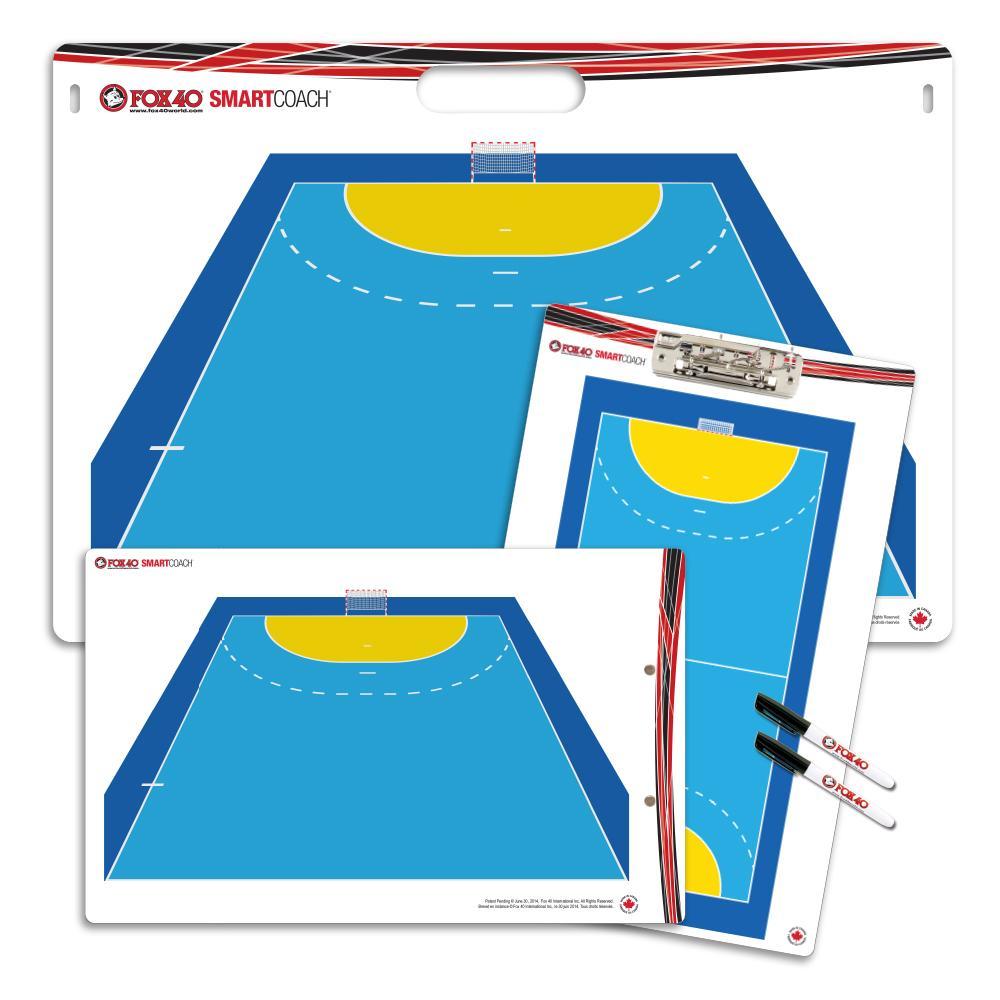 Handball Taktiktafel mit Radierbaren Stiften und Klemmbrett